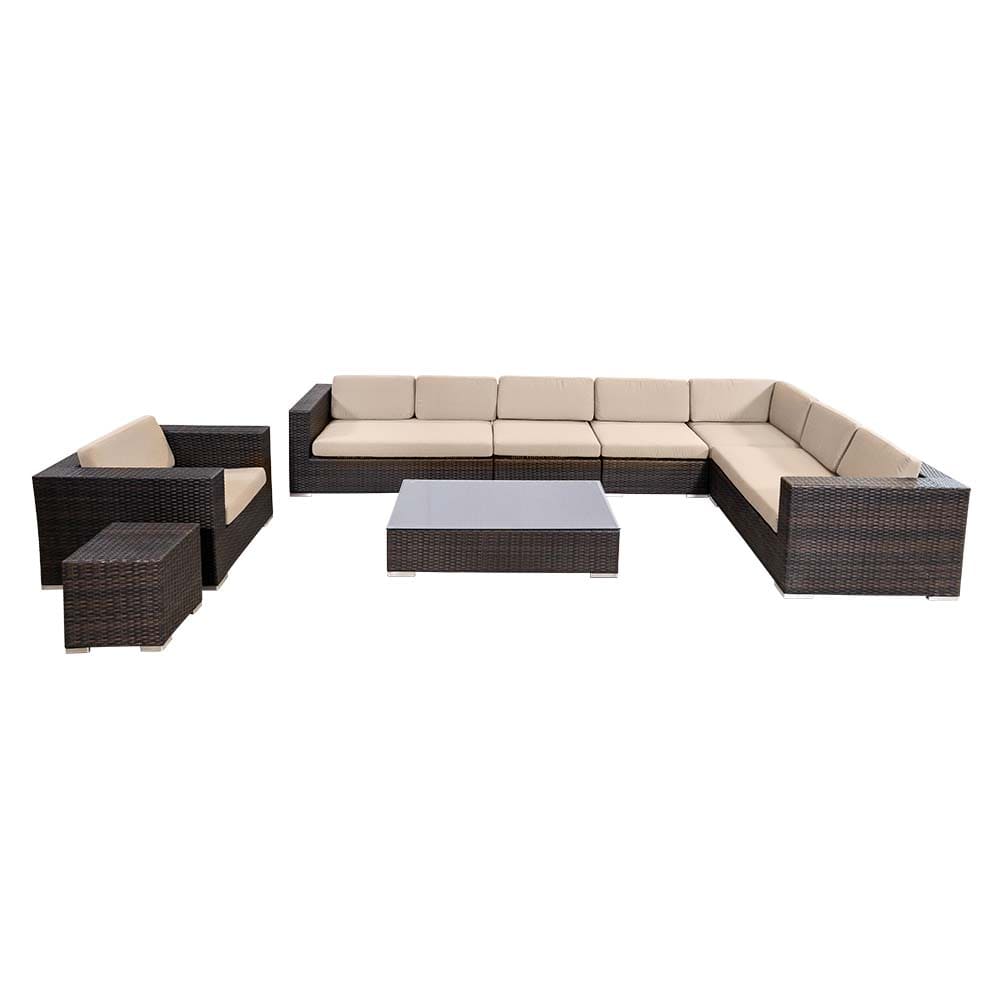 Pavel Lounge Suite brown