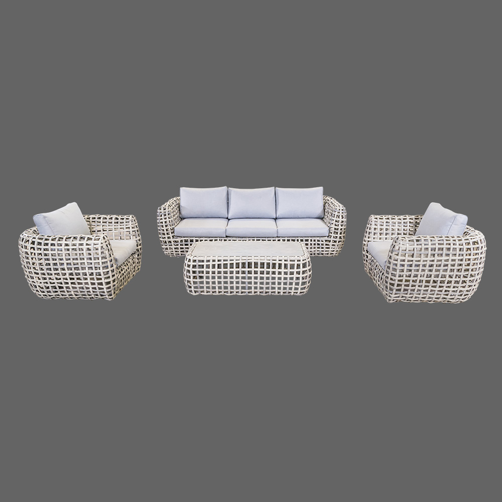 sprew 4-piece lounge suite white
