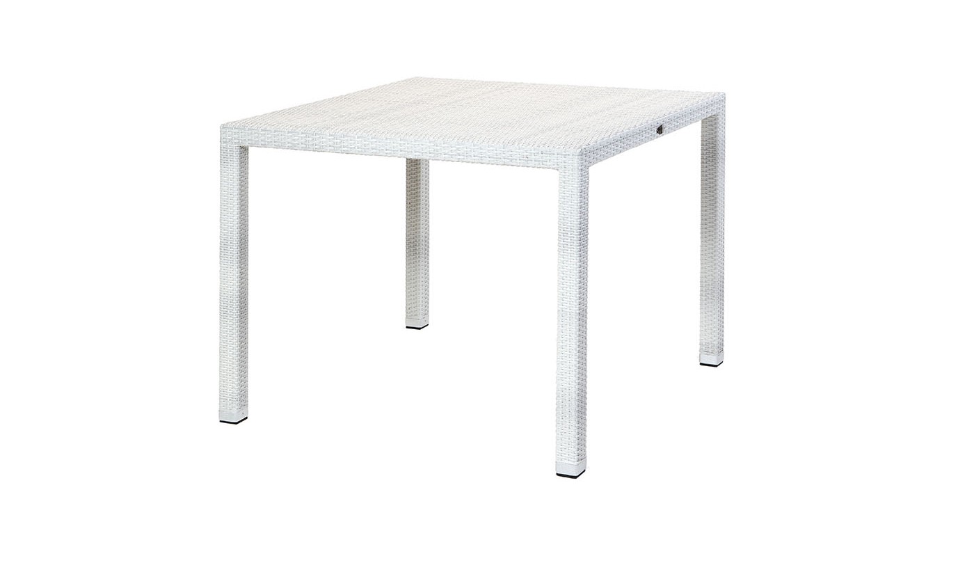 Piarro dining table 90X90 White