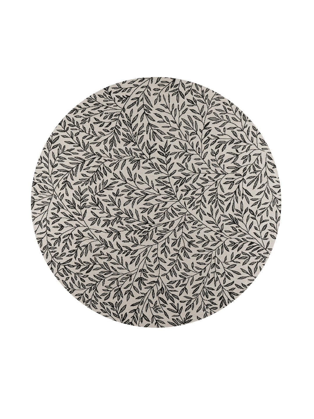 Jade Outdoor Round Rug in Fossil
