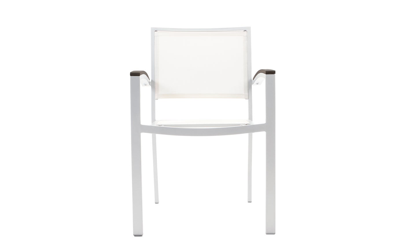 Marino Arm chair White