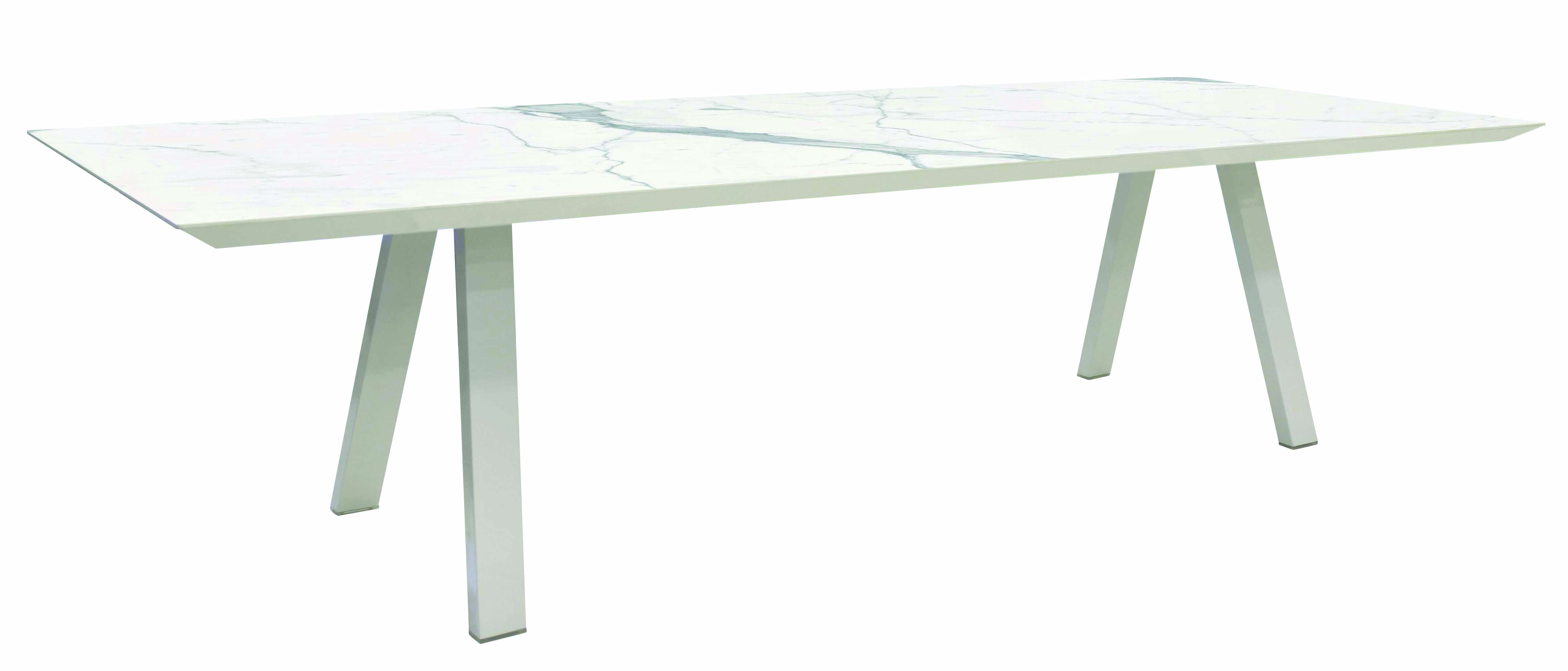 Lumor dining table - white