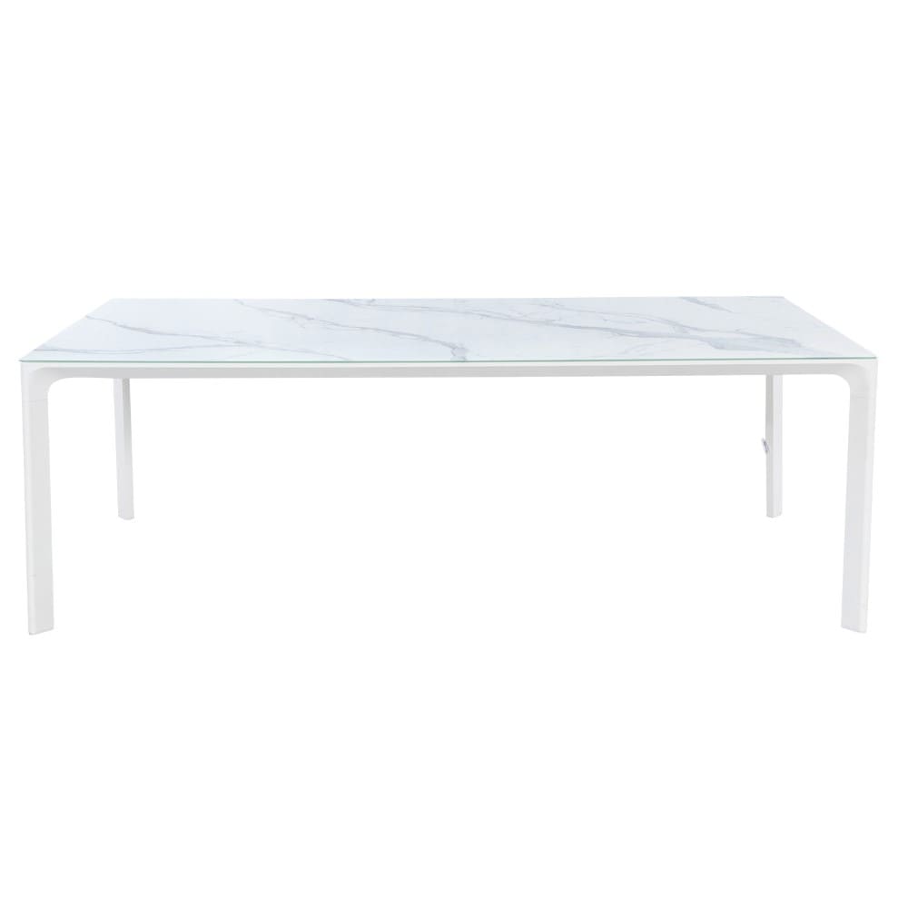 andy dining table whiti & grey