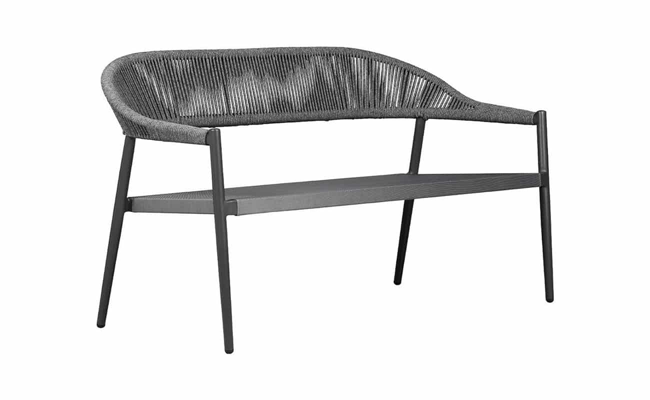 Cordo 2 Seater Lounge Chair - Anthracite