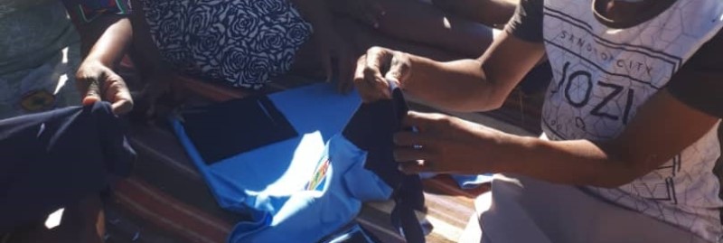 Upcycling während der Corona-Pandemie: Ein Maskenprojekt der Witvlei-Frauen