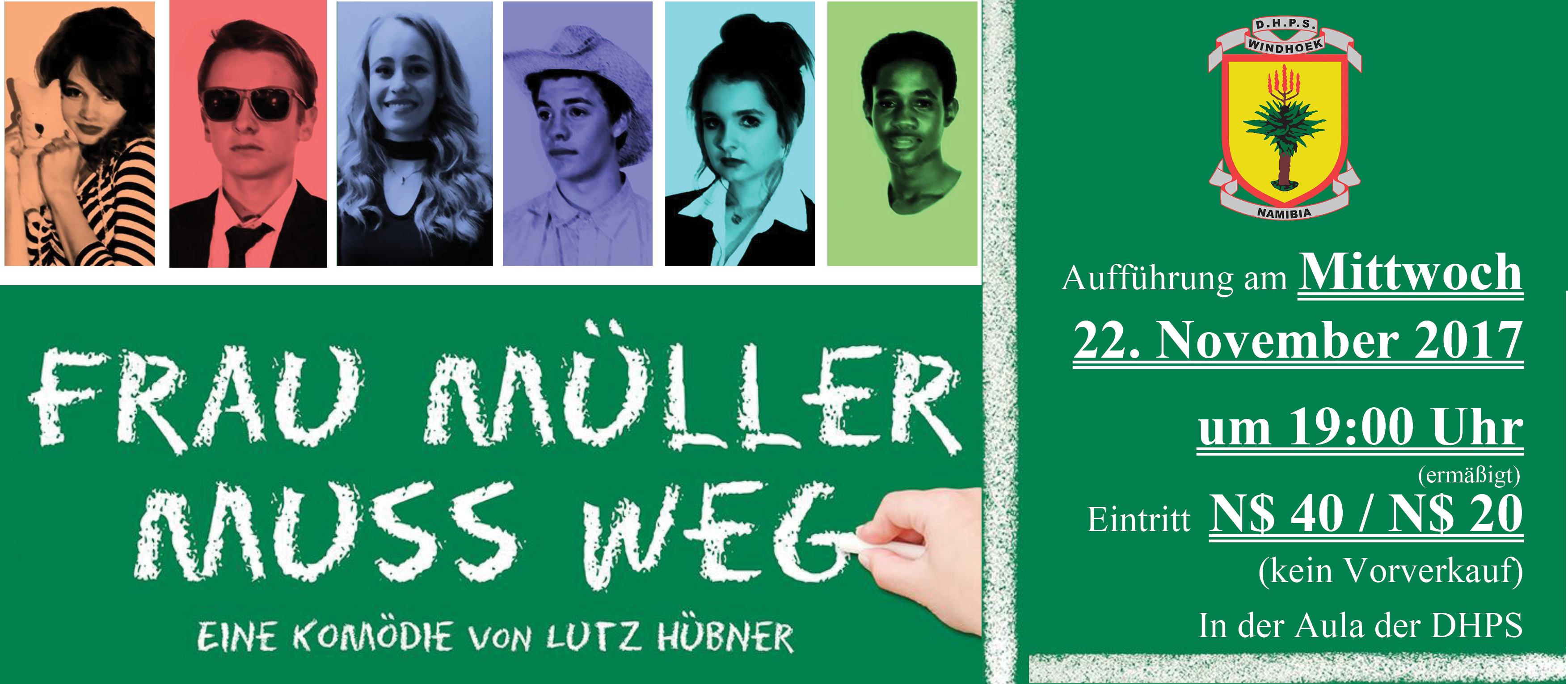 Theater - Theatre play:      Frau Müller muss weg