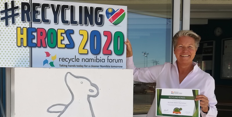 Schools recycling Competition Namiba: DHPS ranked 4th “Recycling Hero”
