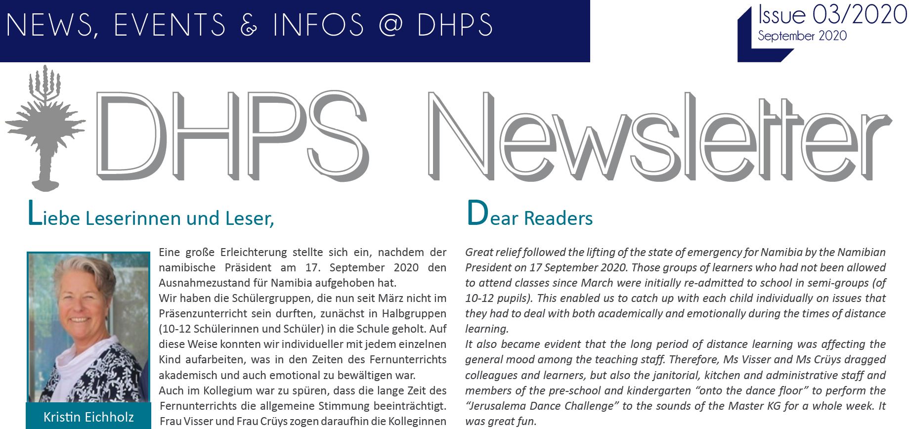 Latest Newsletter (September 2020) is out now!