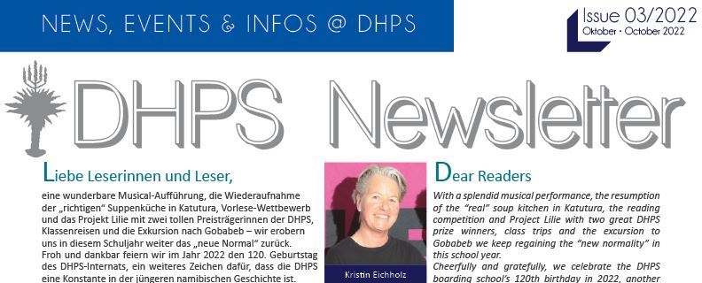Der DHPS Newsletter (Oktober 2022) ist da!