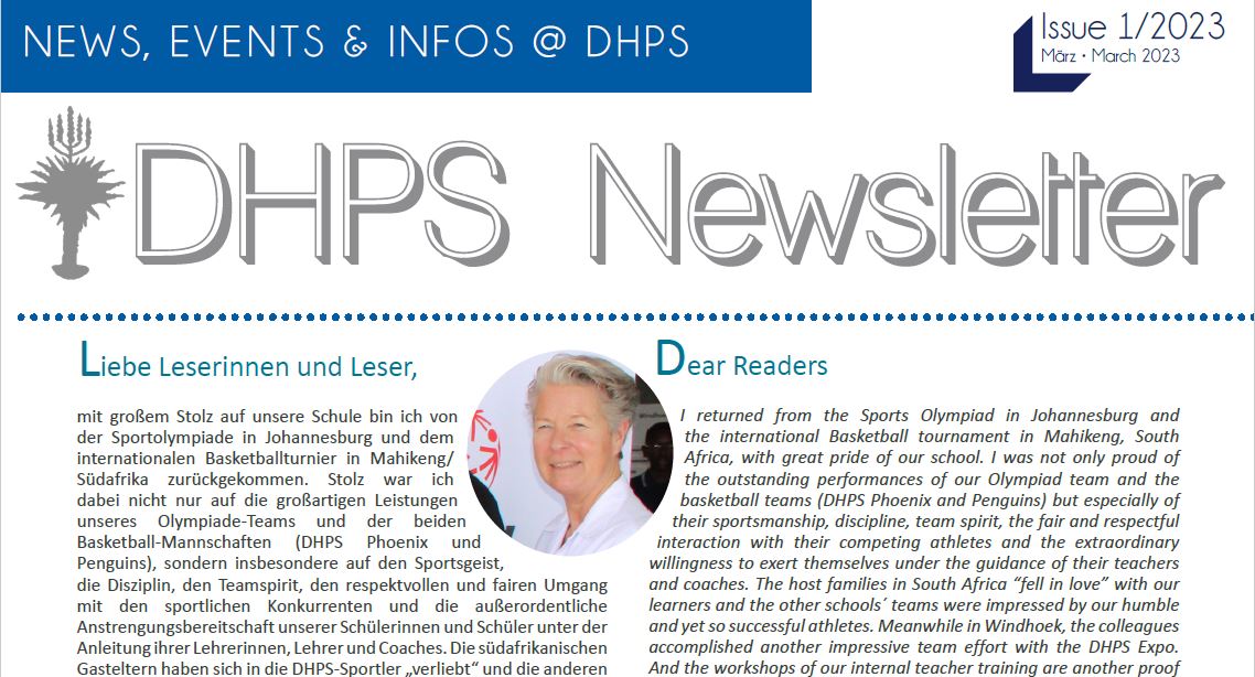 DHPS Newsletter: März 2023