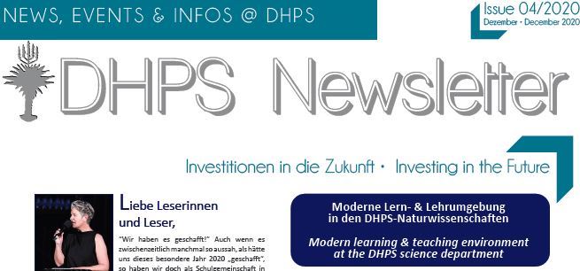 Der neue DHPS-Newsletter (Dezember 2020) ist da!