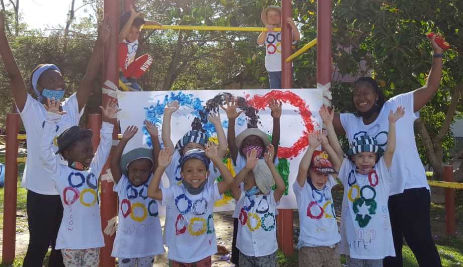 Mini-Olympiade im DHPS-Kindergarten