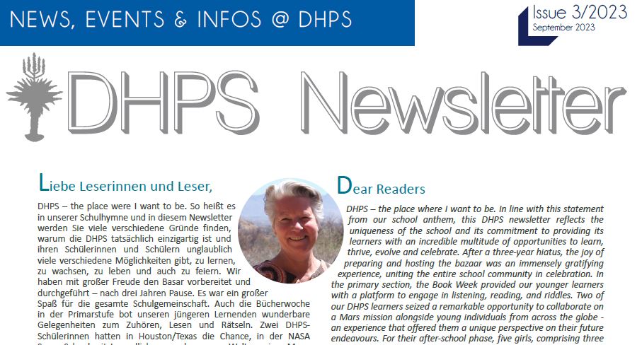 DHPS Newsletter (September 2023)