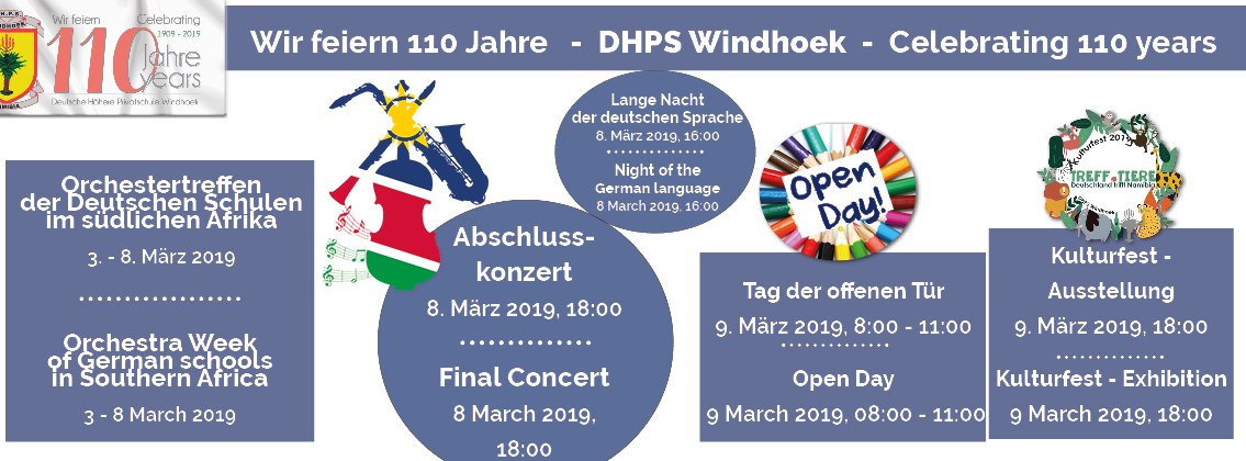 DHPS feiert 110 Jahre: Tag der offenen Tür & DKR-Kulturfest